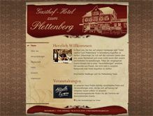 Tablet Screenshot of hotel-plettenberg.de
